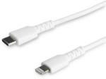 StarTech USB-C apa - Lightning apa Adat- és töltőkábel 2m - Fehér (RUSBCLTMM2MW)