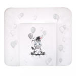 NEW BABY Pelenkázó lap puha New Baby Zebra fehér 85x70