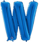 Grabo Balon folie litera W albastru 66 cm - articole-petreceri - 19,99 RON