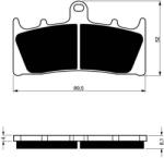GOLDFREN Placute frana fata 039 S3 GOLDFREN