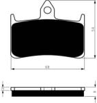 GOLDFREN Placute frana fata 069 S3 GOLDFREN