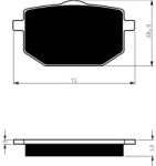 GOLDFREN Placute frana fata 029 S3 GOLDFREN