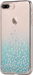 Comma Husa Comma Carcasa Unique Polka iPhone SE 2020 / 8 / 7 Green (Cristale Swarovski®, electroplacat, protectie 360°) (CMPOLKAIPH7GR) - vexio