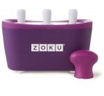 Zoku Aparat de inghetata ZOKU Quick Pop Maker ZK101 PU, 3 incinte, 7 minute, nu contine BPA, Mov (ZK101 PU)