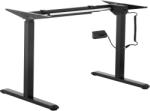 Fromm & Starck Állítható magasságú asztal keret - 120 W - 80 kg - fekete (STAR_ATFE_04)