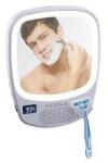 Clip Sonic Oglinda Clip Sonic TES187, Iluminata, Bluetooth, IPX4 Splashproof, Fogless, FM, Speaker 3W, Gri (TES187)