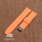  Curea silicon portocalie cu dungi 20mm - 47989