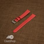  Curea roșie piele vitel plată 14mm - 30727