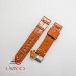  Curea piele maro model crocodil vintage QR 20mm - 4030320 - ceas-shop