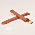  Curea piele vitel maro castaniu si catarama aurie XXL 20mm - 37222