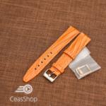 Curea model soparla captusita pe jumătate portocalie 20mm - 45811