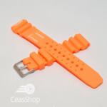  Curea poliuretan portocalie 18mm(20mm) - 53355