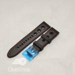  Curea silicon sport GRAND PRIX neagra cusaturi rosii 20mm - 38132