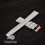  Curea piele buffalo captusita alba 18 mm - 34847