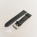  Curea model olimpic neagra cu verde 20mm - 51553