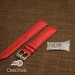  Curea buffalo rosie piele vitel captușită pe jumătate 22mm - 42823