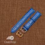  Curea model crocodil captusita albastră 24m XL - 45747