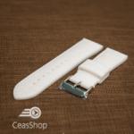  Curea silicon model crocodil albă 22mm - 45921