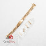  Bratara metalica dama reglabila aurie model Rolex capete curbate 12, 13, 14mm - 51361