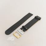  Curea piele vitel buffalo neagra plata, semi lucioasa XXL 10mm - 36915