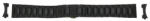  Bratara neagra deployant capat drept si curbat 12mm - ceas-shop