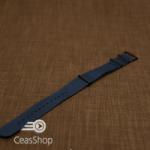  Curea NATO albastra 18mm catarame negre - 40041
