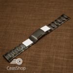 Bratara neagra 22mm capat drept - 40599