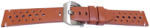  Curea piele perforata maro deschis GP Racing 20mm - 57080 - ceas-shop