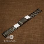  Bratara neagra 20mm capat drept - 40598