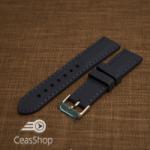  Curea silicon navy cusături albastre 24mm - 42324