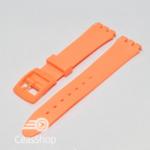  Curea tip Swatch 17 mm portocalie