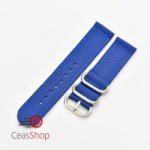  Curea din tesatura de nylon albastră catarame zulu 22mm - 4080522 - ceas-shop