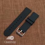  Curea silicon neagră 20mm(22mm) - 45566