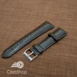  Curea piele vitel, italiană, neagra captusită, lucioasă 18mm QR- 33821