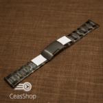  Bratara neagra 18mm capat drept - 40597