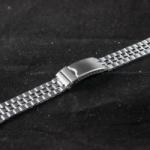  Bratara metalica reglabila argintie capete drepte 16 - 21mm - 20488