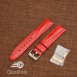  Curea model soparla captusita pe jumătate roșie 18mm - 45814