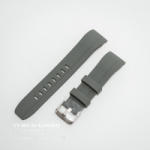  Curea silicon gri capat curbat 22mm - 58402