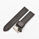  Curea piele neagră vintage QR 22mm - 3990122 - cureaceas
