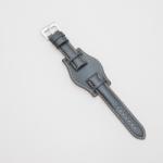  Curea piele vitel tip Fossil neagra de 18mm - 386181