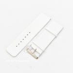  Curea piele vitel alba plata, semi lucioasa 22mm - 3272222