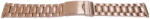  Bratara metalica reglabila aur roz capete pe arc 16-22mm - 55009