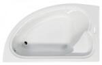 Sanotechnik Cada de colt London 165 (Sanotechnik), cu dimensiuni 165x95x45, 5 cm si volum de 155 litri, este gandita pentru bai unde un perete drept nu este disponibil si se doreste exploatarea unui colt al incap