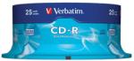 Verbatim CD-R lemez 700 MB 52x, 25db hengeren, DataLife (CDV7052B25DL)