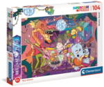 Clementoni 104 db-os Szuper Színes Ragyogó puzzle - Music Band (20177) (20177)