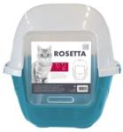 Mpets Rosetta Cat Litter Box - Закрита Котешка Тоалетна СИНЯ с активен въглен - 50x42, 5x44, 5 cm, Белгия - 20100109