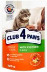CLUB 4 PAWS Adult Cat Pui in Sos 12 x 100 gr