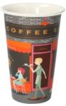 Delonghi Cana ceramica Delonghi DLSC066, perete dublu termic, COFFEE SHOP, 300ml, capac silicon (5513284501) Pahar