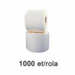 ZINTA Самозалепващи PE етикети ZINTA 70x52 мм, 1000 ет. /ролка, бели (70X52X1000-PE)