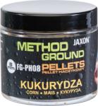 Jaxon Method Ground Pellets Kukoricás Fúrt Horog Pellet 8mm 100g